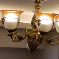 لوستر شاخه ای لامپ بزرگ|لوستر و چراغ آویز|تبریز, |دیوار