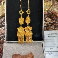 گوشواره و انگشتر طلا