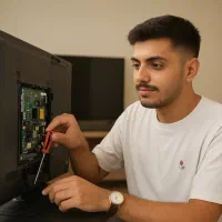 تعمیرات تلوزیون در محل مشتری به صورت فوری