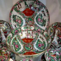 ست انار خوری یا هفت سین گل مرغی عتیقه|کلکسیون اشیاء عتیقه|مشهد, استاد یوسفی (شهرک غرب)|دیوار