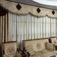 فروش پرده پذیرایی|پرده، رانر، رومیزی|سمنان, |دیوار