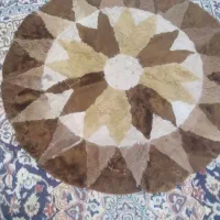 پوست طبیعی دباغی شده گوسفند گرد