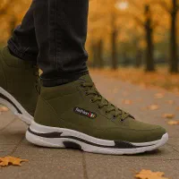 کفش ساقدار مردانه زیتونی مدل EMTO|کیف، کفش، کمربند|گرگان, |دیوار