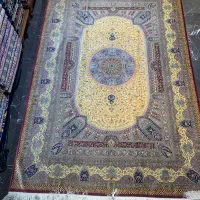 فرش (قالی) دستباف ابریشم قم (نو)