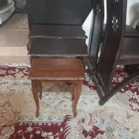 میز ناهار خوری ۴ نفره و ۳ عدد میز جلو مبلی|میز و صندلی غذاخوری|صباشهر, |دیوار