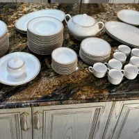 سرویس چینی زرین مدل ریوا طلایی در حد اقلام بالا