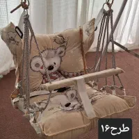 تاب ریلکسی کودک 12طناب یک رومخمل بدون پایه
