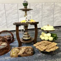 میز قلیون چوبی|کلکسیون و سرگرمی|قم, سالاریه|دیوار