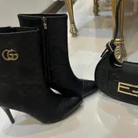 بوت پاشنه بلند مشکی