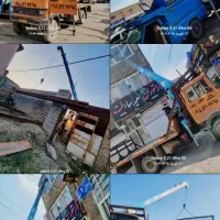 اجاره جرثقیل خاور تاج دار ۳ تن دکل بلند 12متر فوری|خدمات حمل و نقل|مشهد, شاهد (شهرک غرب)|دیوار