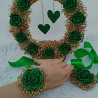 سینی حنا و ست بله برون و...|صنایع دستی و سایر لوازم تزئینی|اهواز, زیتون کارمندی|دیوار