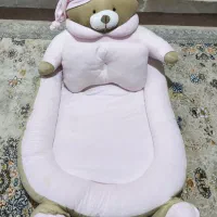 لحاف و تشک خرسی همراه با کاور در حد نو