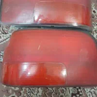 چراغ خطر پراید و جلو پنجره و قالپاق