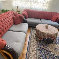 مبل راحتی تخت شومیزناهارخوری ۲تاعسلی جلومبلی