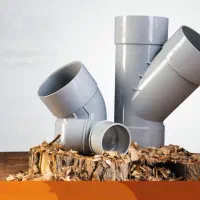 لوله و اتصالات فاضلابی UPVC ( پلی کا) مارک اینگل