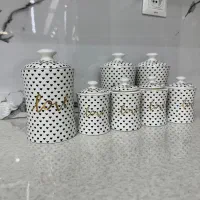 پاسماوری۷تیکه چینی و بانکه در فلزی