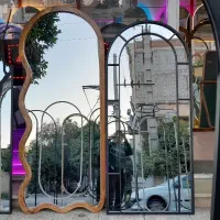 انواع آینه های قدی دفرمه وفلزی