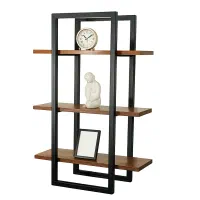 شلف دیواری مستطیل سه طبقه|کتابخانه، شلف، قفسه‌های دیواری|گرگان, |دیوار