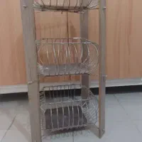 جای پیاز وسیب زمینی|ظروف نگهدارنده، پلاستیکی، یکبارمصرف|لنجان, |دیوار