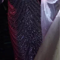 پیراهن مجلسی کار شده پوشیده مناسب مادر عروس ۴۰/۴۲|لباس|فردیس, فردیس|دیوار