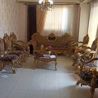 مبل 9نفره سلطنتی ورق طلا