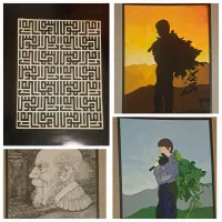 تابلو نقاشی کار دست