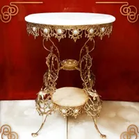میز تلفن و میز خاطره برنزی