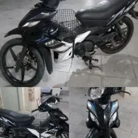 موتور راکز TVS تی وی اس Rackz مشکی 93 کاربراتور