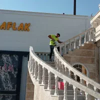 پیچ رولپلاک نما شستشو نصب توری راپل بدون داربست