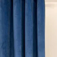 پرده آماده مخمل براق فقط ۵۹۰ حریر ۴۵۰ رنگ زردوقرمز|پرده، رانر، رومیزی|اهواز, نادری|دیوار