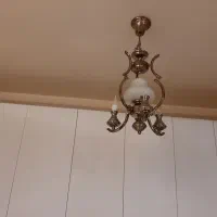 لوستر های برنز سنگین وزن آب طلا خوده|لوستر و چراغ آویز|تهران, ایوانک|دیوار