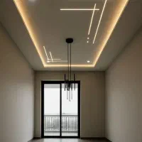 اجرای کناف / دیوار کناف / نورپردازی