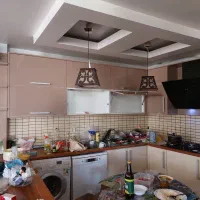 کابینت ام دی آف گلاسه با اجاق رومیزی و هود|جاکفشی، کمد، دراور|تهران, جهاد|دیوار