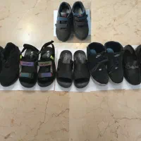 6 جفت کفش صندل کالج کادو یی پسرانه شیک درحد نو نو