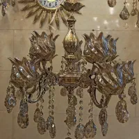 لوستر چهار شاخه هشت شعله برنر