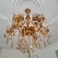 لوستر برنزی لاله عباسی|لوستر و چراغ آویز|تهران, اکباتان|دیوار