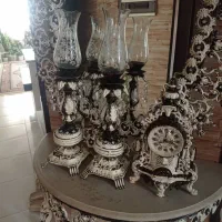 آیینه شمعدان وساعت نو