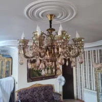 لوستر کریستالی|لوستر و چراغ آویز|ری, دولتآباد|دیوار