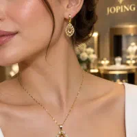نیمست ژوپینگ بیضی طرح طلا