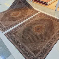 جفت قالی ۹متری دستباف تبریز نقشه ماهی