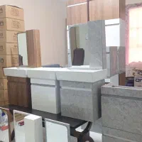 روشویی کابینتی روشویی دستشویی و حمام ایینه باکس|مصالح و تجهیزات ساختمان|پرند, فاز ۶|دیوار