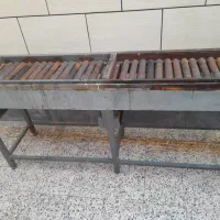 منقل گازی کباب پز 50سیخه بزرگ رستورانی