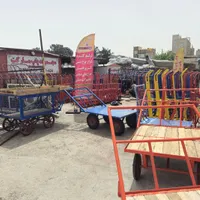 گاری یدک کش چهار چرخ پاپ حمل بار دستی یدک|ابزارآلات|تهران, صالح‌آباد شرقی|دیوار