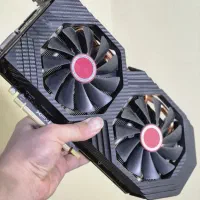 کارت گرافیک RX 580 8 gb xfx تک فن خراب