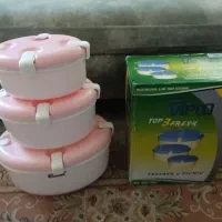 ظرف ۳تکه تاپکو واشردار بیضی نو