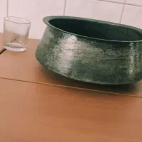 دیگ مسی قدیمی سنگین