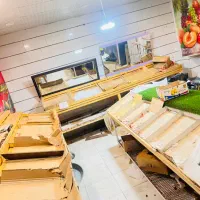 استند میوه همراه با میر کار چمن و استند ویترین|فروشگاه و مغازه|شیراز, شهرک سراج‎|دیوار