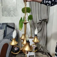 لوستر کریستال رنگ ثابت|لوستر و چراغ آویز|قدس, شهرقدس|دیوار