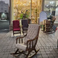 صندلی راک چوبی روس