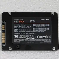 ssd سامسونگ 1tb مدل evo860  کم کارکرد